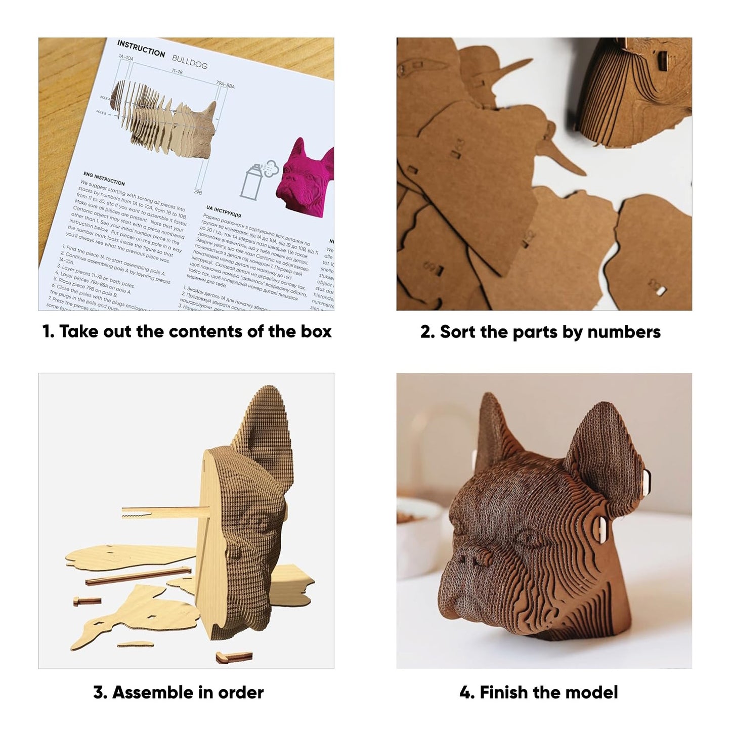 BULLDOG Cartonic 3D Puzzle
