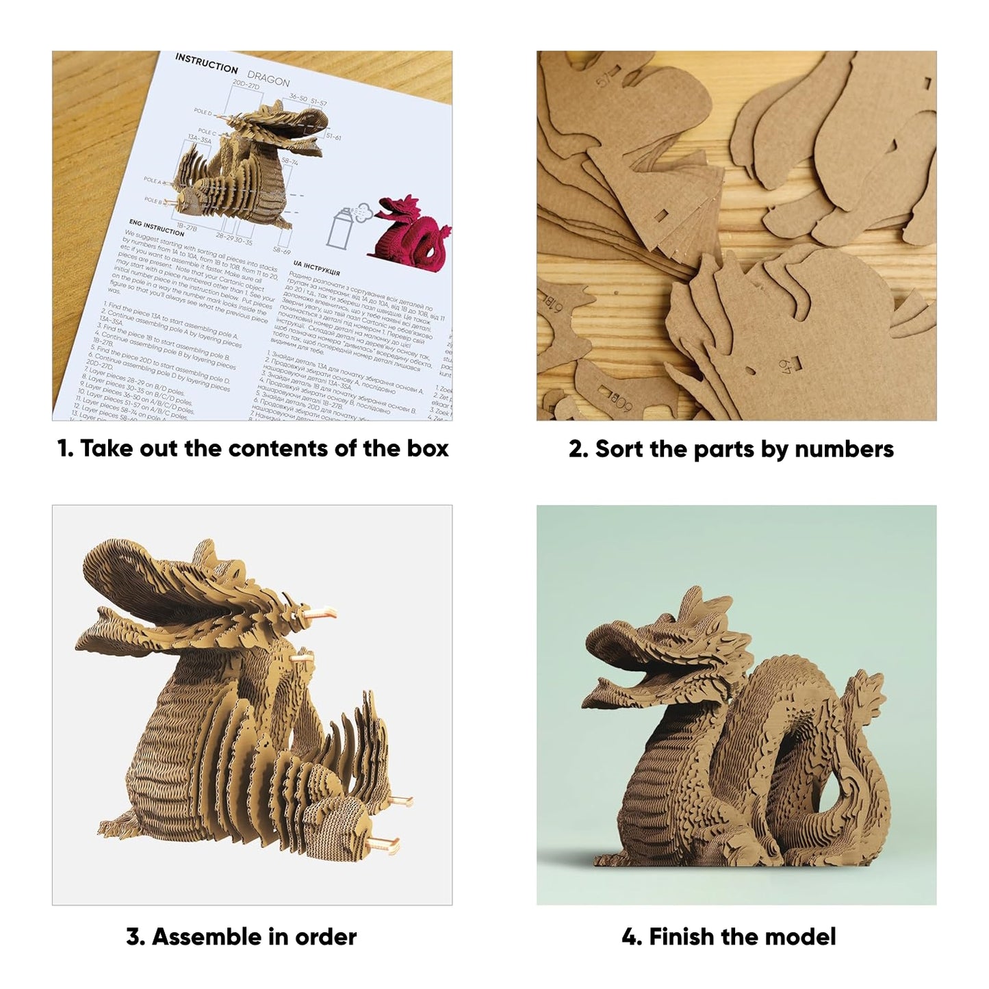 DRAGON Cartonic 3D Puzzle
