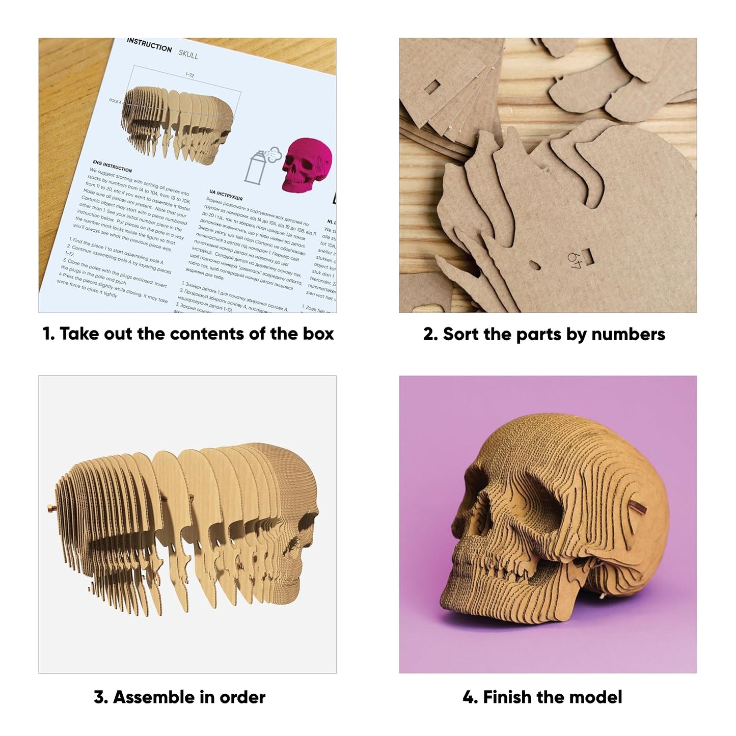 SKULL Cartonic 3D Puzzle