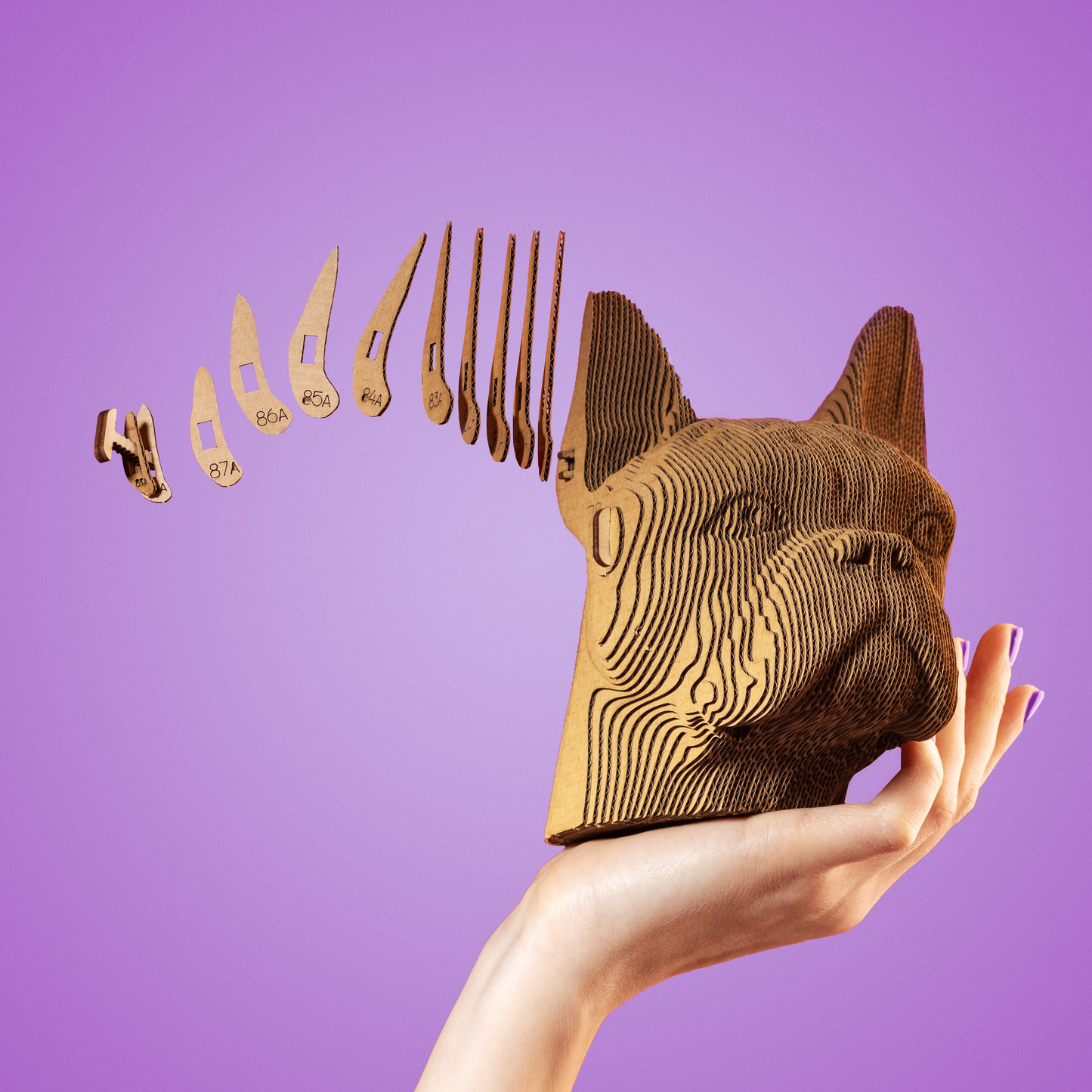 BULLDOG Cartonic 3D Puzzle