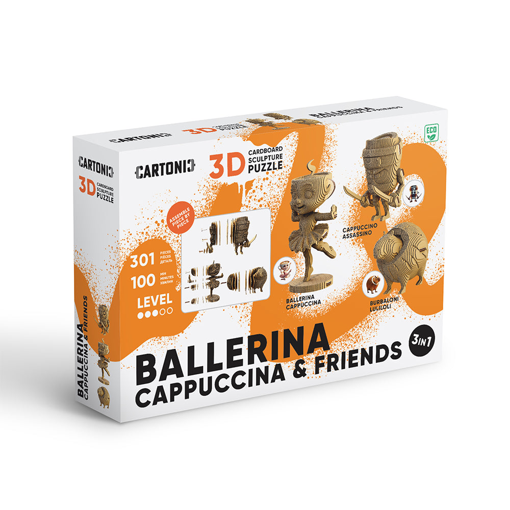 BALLERINA CAPPUCCINA & FRIENDS Cartonic 3D Puzzle