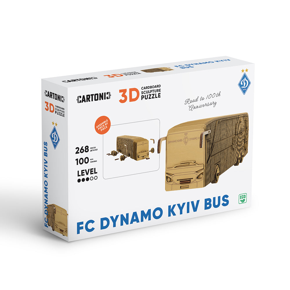 FC DYNAMO KYIV BUS Cartonic 3D Puzzle