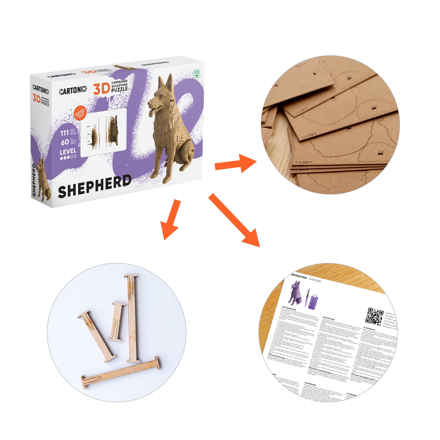 SHEPHERD Cartonic 3D Puzzle