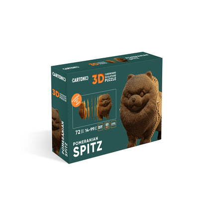 POMERANIAN SPITZ Cartonic 3D Puzzle