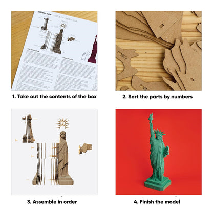 STATUE OF LIBERTY USA Cartonic 3D Puzzle