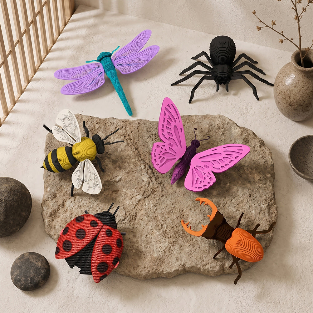 BUTTERFLY Cartonic Collectible 3D Puzzle