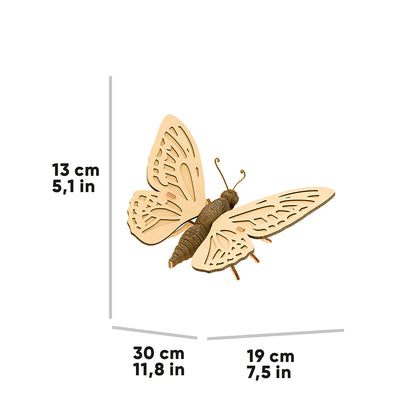 BUTTERFLY Cartonic Collectible 3D Puzzle