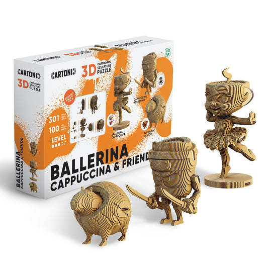 BALLERINA CAPPUCCINA & FRIENDS Cartonic 3D Puzzle