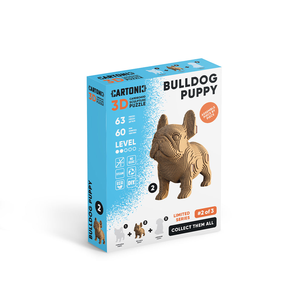 BULLDOG PUPPY Cartonic 3D Puzzle