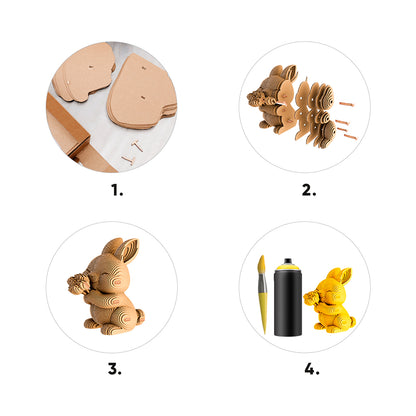 BUNNY Cartonic 3D Puzzle