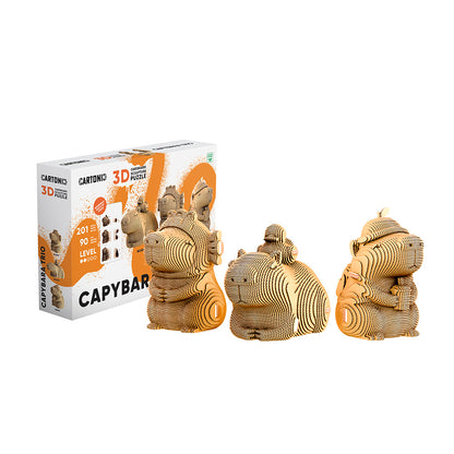 CAPYBARA TRIO Cartonic 3D Puzzle