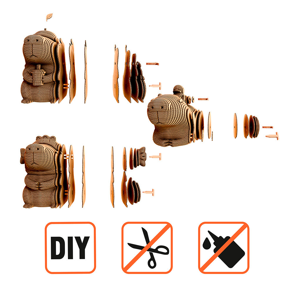 CAPYBARA TRIO Cartonic 3D Puzzle