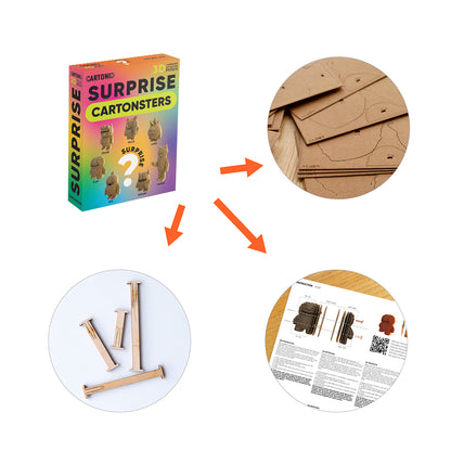 SURPRISE СARTONSTERS Cartonic 3D Puzzle