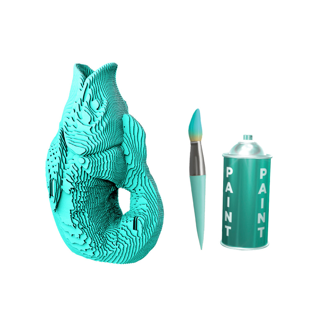 FISH VASE Cartonic 3D Puzzle