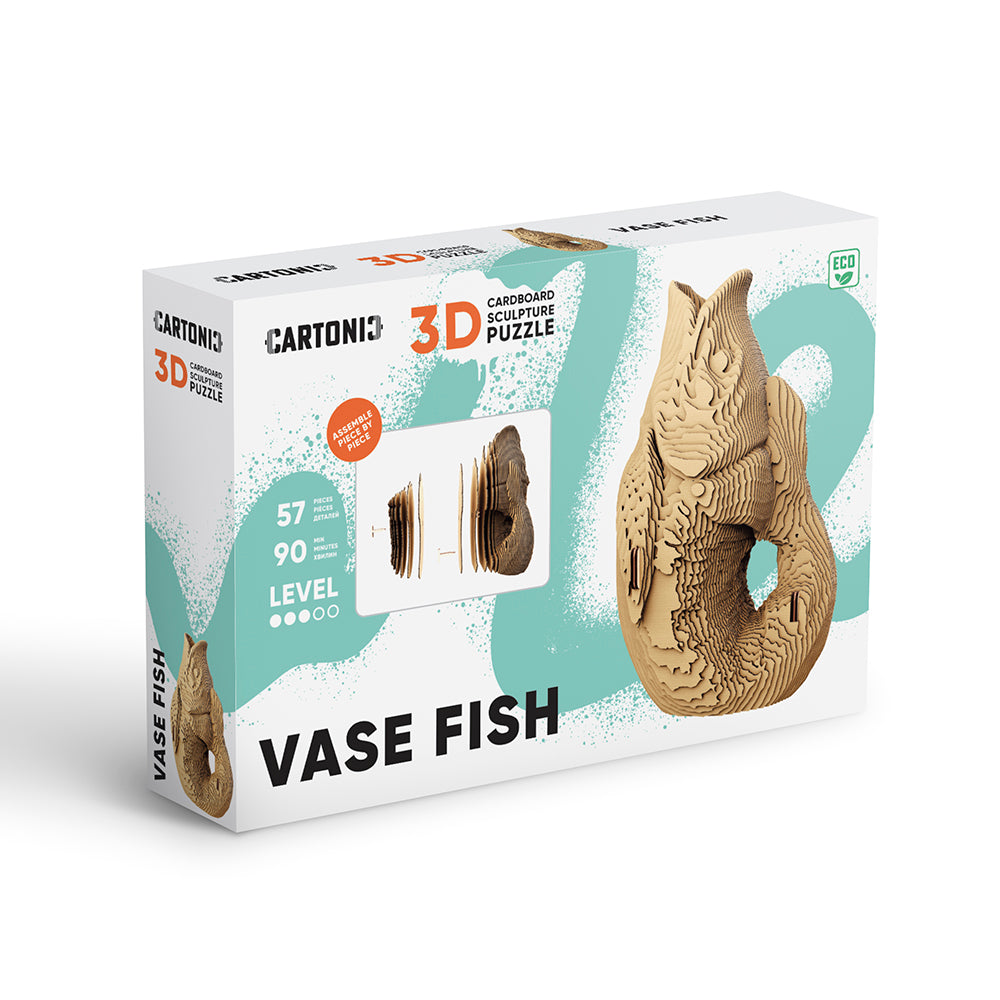 FISH VASE Cartonic 3D Puzzle