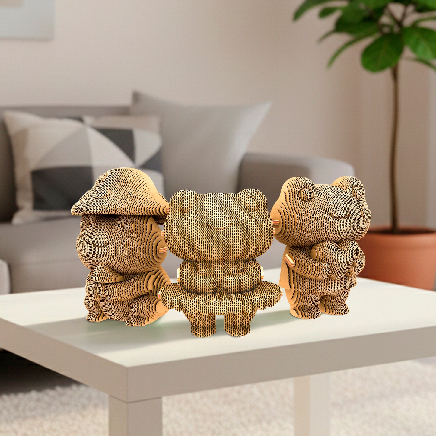 FROGGY TRIO  Cartonic 3D Puzzle
