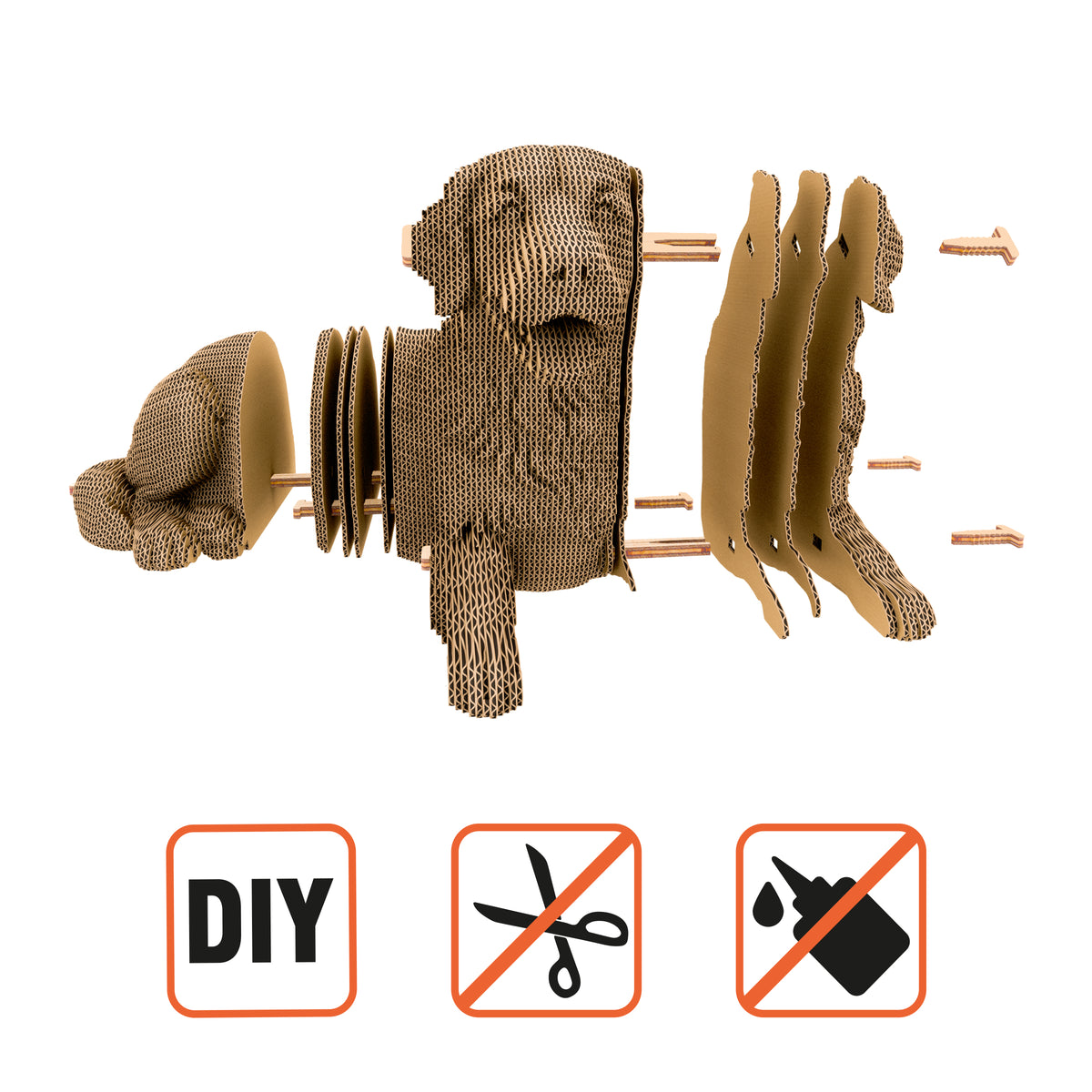 GOLDEN RETRIEVER Cartonic 3D Puzzle