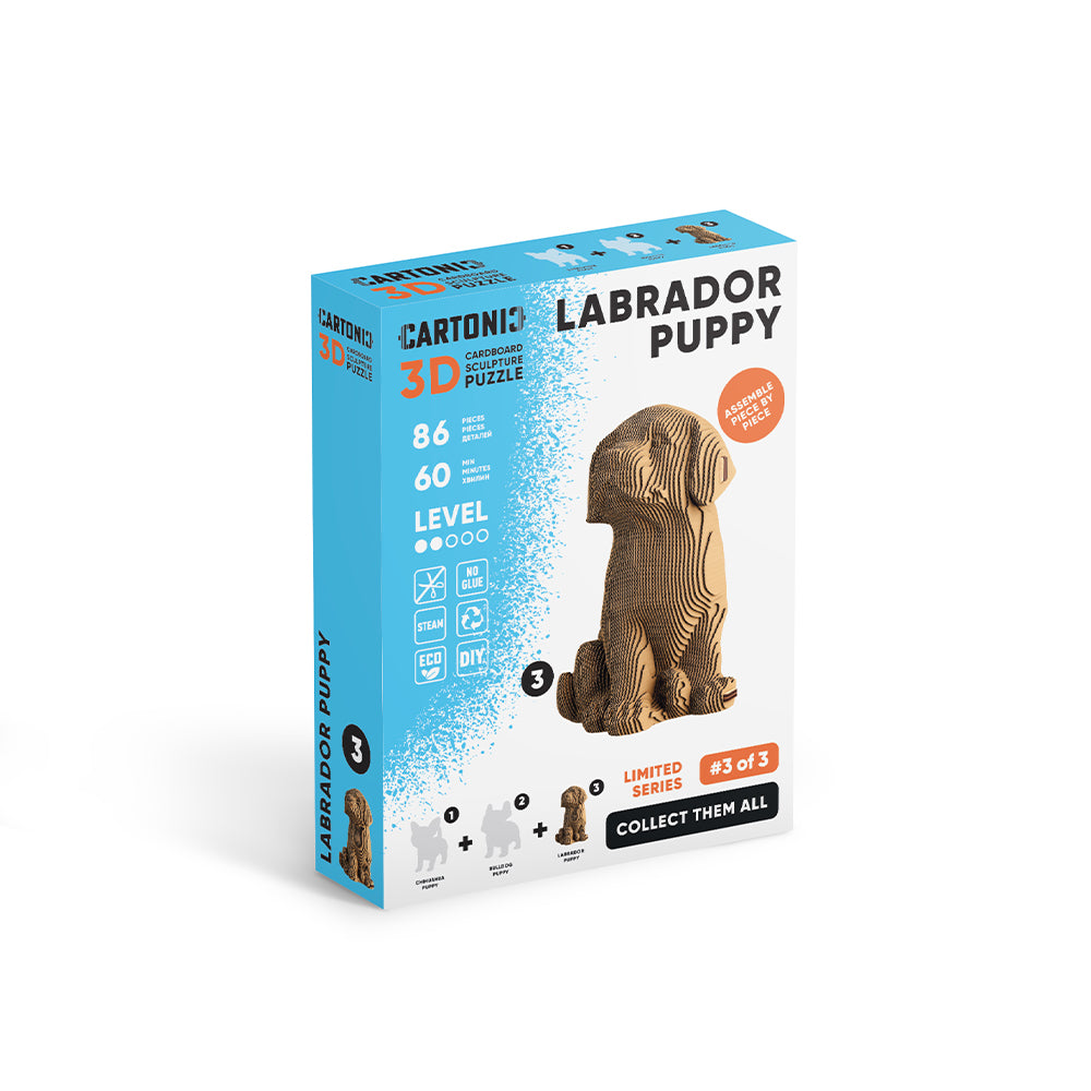 LABRADOR PUPPY Cartonic 3D Puzzle