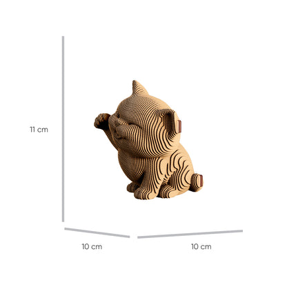 MANEKI KITTEN Cartonic 3D Puzzle