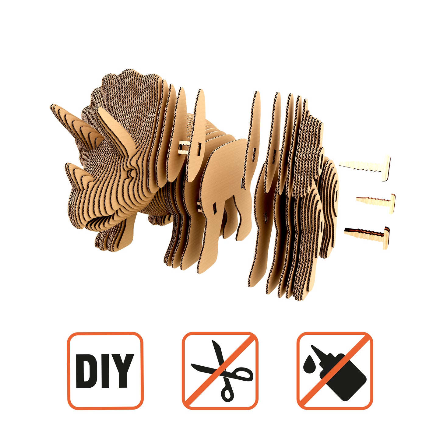 TRICERATOPS Cartonic 3D Puzzle