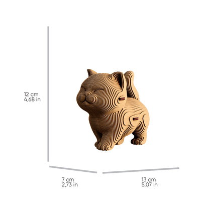 WALKING KITTEN Cartonic 3D Puzzle