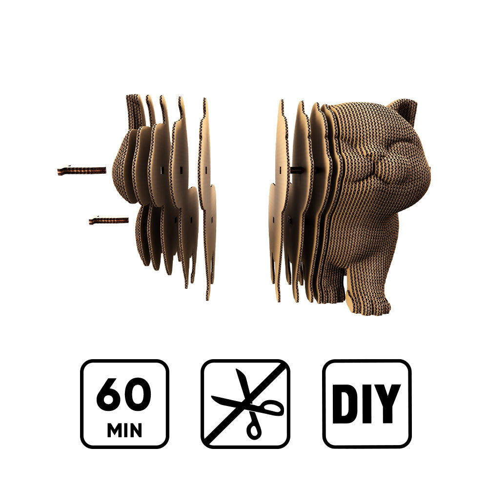 WALKING KITTEN Cartonic 3D Puzzle