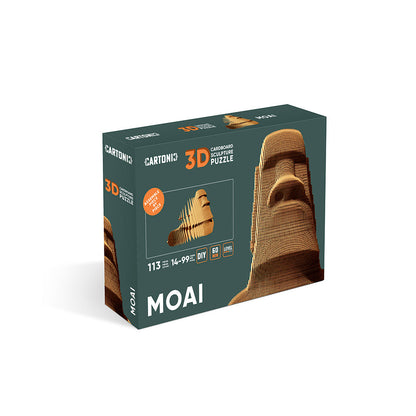MOAI from Easter Island Cartonic 3D Puzzle