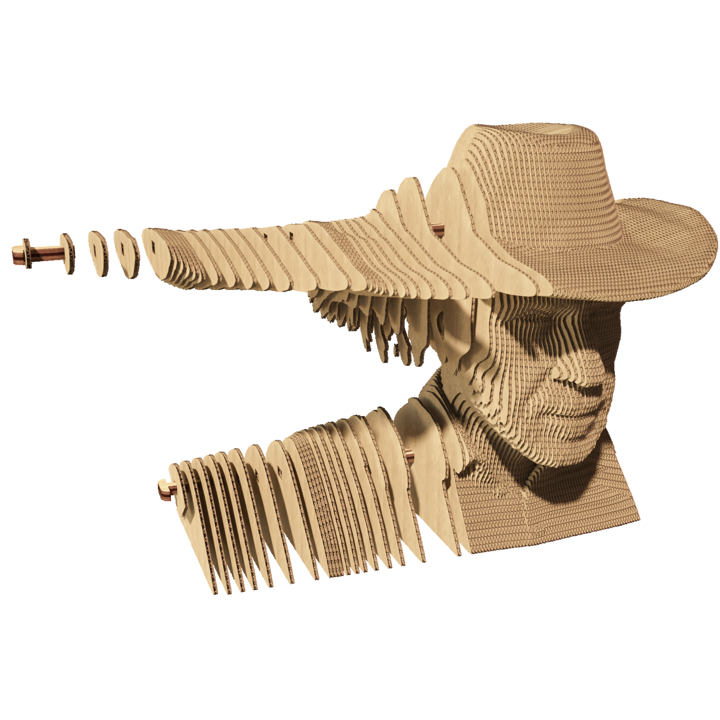 CHUCK NORRIS Cartonic 3D Puzzle